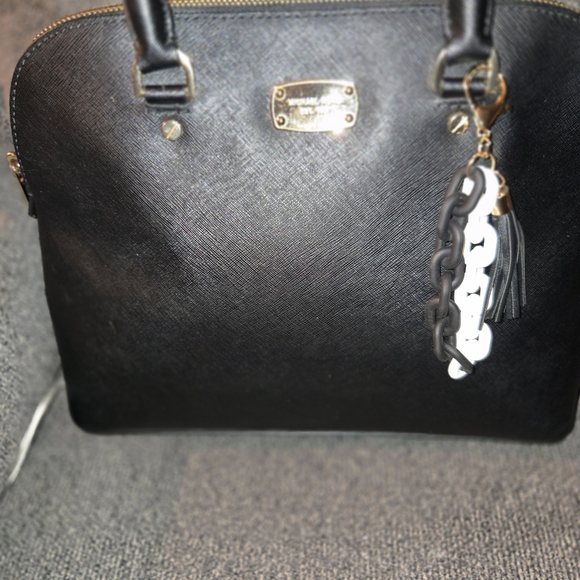 Michael Kors Black Satchel with Gold Details - Picture 1 of 9